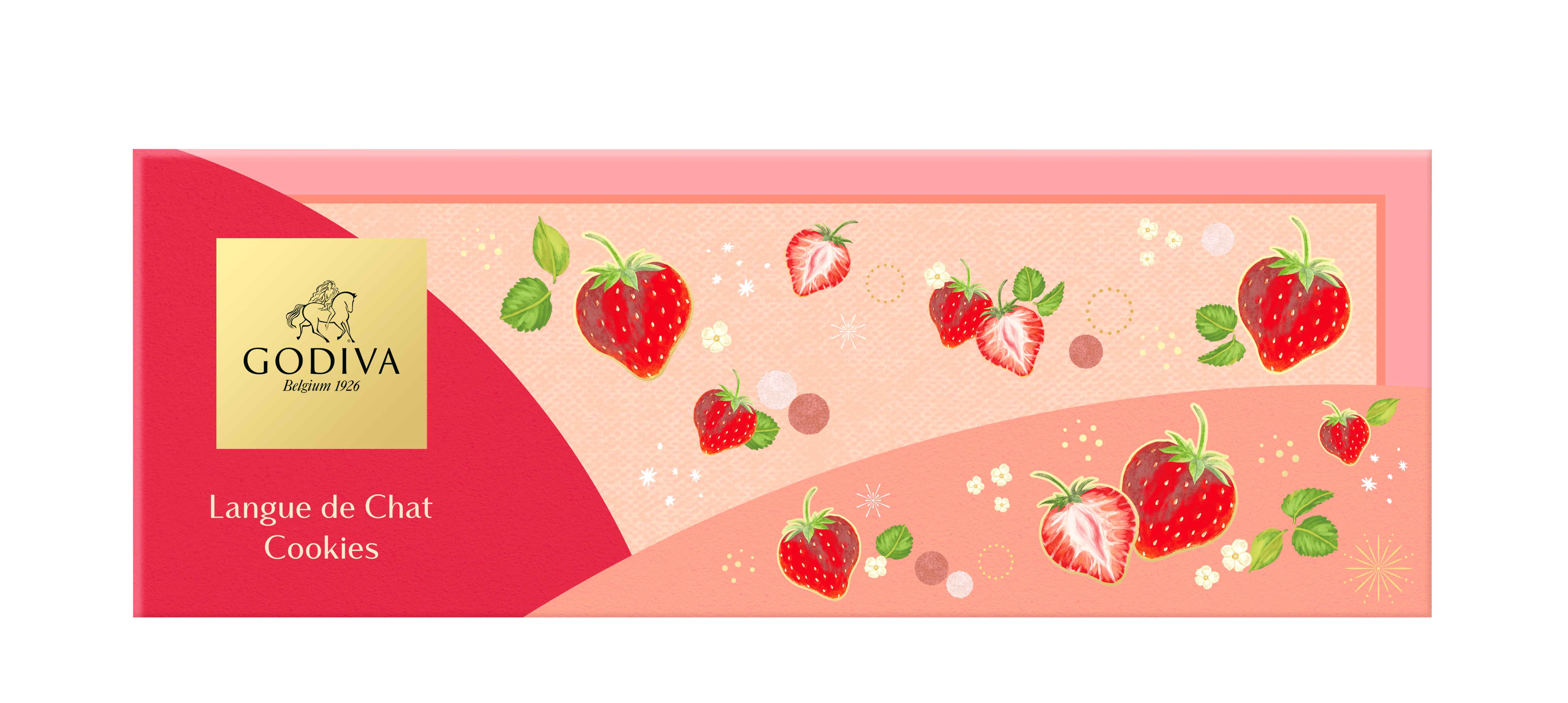 あまおう苺ラングドシャクッキー アソートメント（8枚入） | GODIVA
